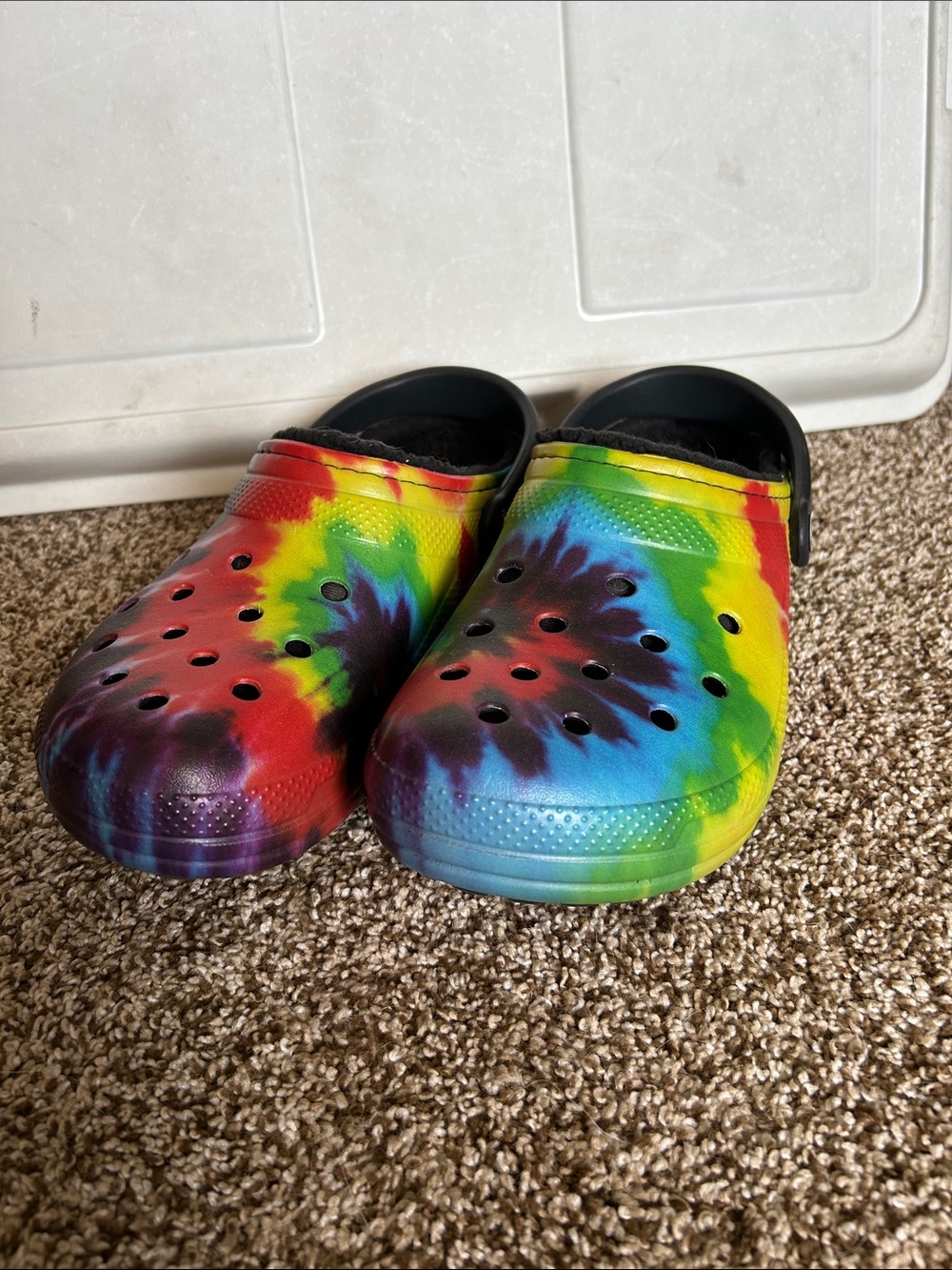 Adult Crocs Classic Lined Tie-Dye Clog- Men’s 9 / Women’s 11